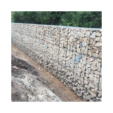 Welded Wire Mesh Hexagonal Gabion Basket Panel Box With 75 X 75mm Mesh 4.5mm Thickness Spiral Wire